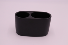 Carica l'immagine nel visualizzatore di Gallery, PORTASPAZZOLINO BECHER CEMENTO NERO