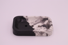 Carica l'immagine nel visualizzatore di Gallery, PORTASAPONE MARSIGLIA EFFETTO MARMO BLOCK NERO